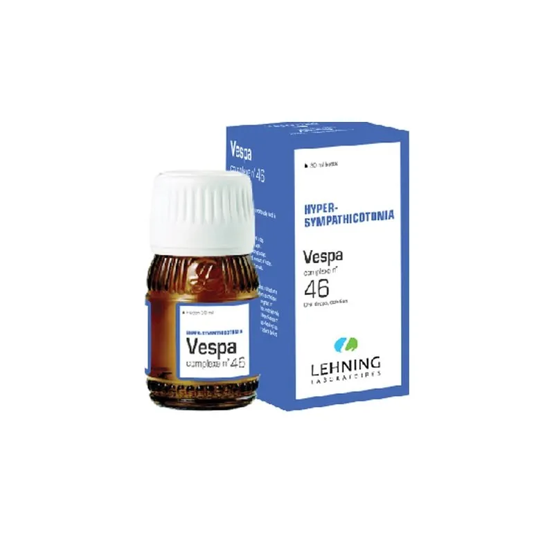 L-46 Vespa Complex 30 ml Drops by Lehning Laboratories, product package on white background