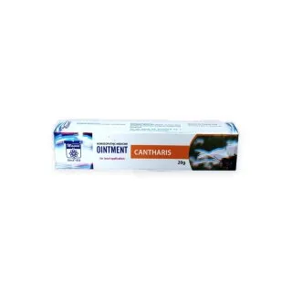 Cantharis Ointment 20 g by Dr. Masood, original packaging on a white background