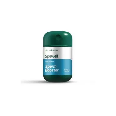 Spewell Capsules by Paul Brooks, product pack on a white background