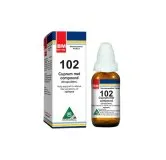 BM 102 Drops homeopathic drops on a pure white background