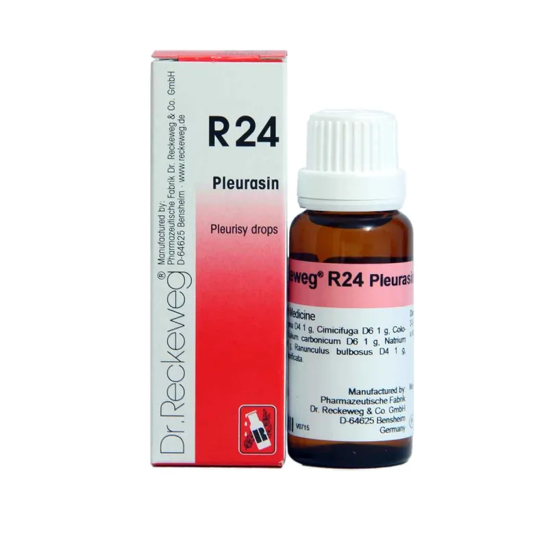 R24 Pleurisy drops by Dr. Reckeweg, 22ml pack