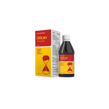 Urican Syrup by Paul Brooks, product pack on a white background