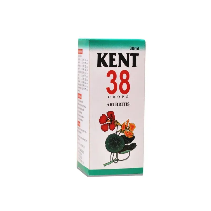 Kent 38 Drops product packaging