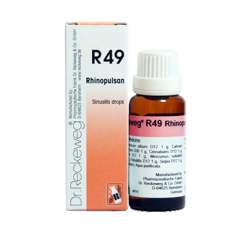R49 Sinusitis Drops by Dr. Reckeweg, 22ml pack