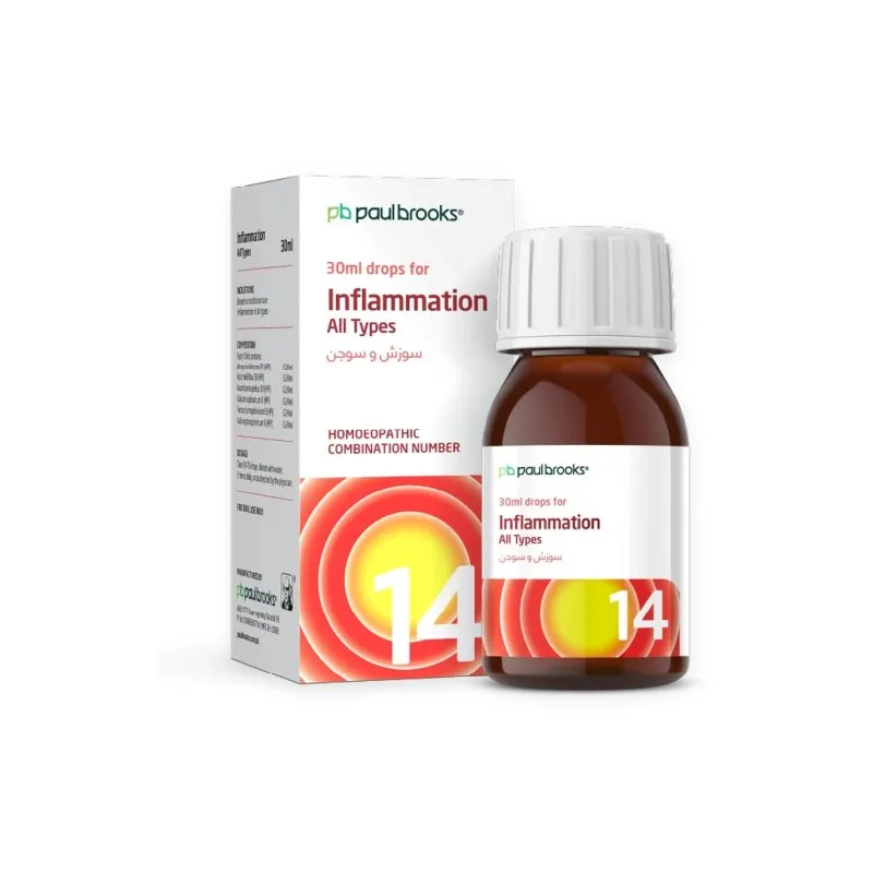 Inflammation by Paul Brooks, product pack on a white background