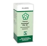 Ferrum Pentarkan Ptk. 45 20g Tablets by Dr. Willmar Schwabe, original homeopathic packshot on white background