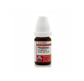 Phosphorus 10ml liquid homeopathic dilution bottle or pack on white background