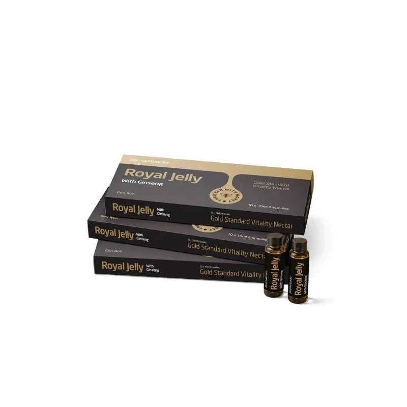 Gen-Ron Royal Jelly With Ginseng - Buy 2 Get 1 Free by Paul Brooks, product pack on a white background