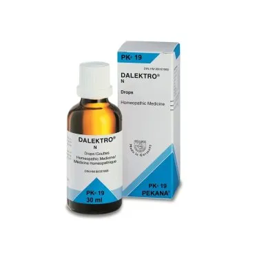 Pekana PK 19 DALEKTRO Drops, 30 ml homeopathic drops, original product packaging