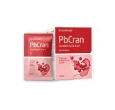 PbCran Cranberry Extract Sachets by Paul Brooks, product pack on a white background