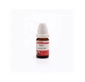 Rheum 10ml homeopathic dilutions and mother tincture bottle or pack on white background