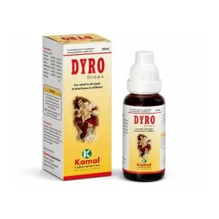 DYRO (DROPS) 20 ml, Kamal Laboratories product pack on a white background