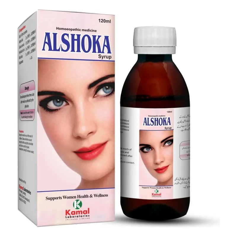 ALSHOKA  Syrup, Kamal Laboratories product pack on a white background