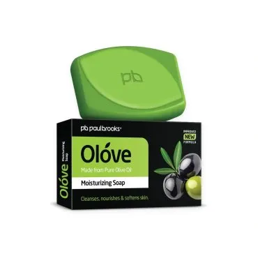 Olove Nourishing Soap by Paul Brooks, product pack on a white background