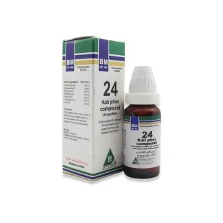 BM 24 Drops homeopathic drops by BM Homoeopathic Pharmaceuticals on a pure white background