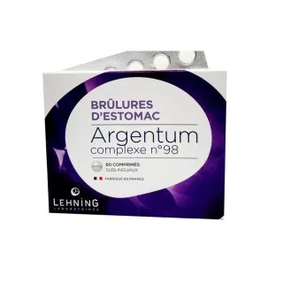 L-98 Argentum Complex 60 tablets Tablets by Lehning Laboratories, product package on white background