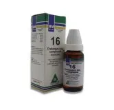 BM 16 Drops homeopathic drops on a pure white background