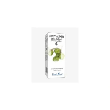 Grey Alder Buds Extract product packaging on a white background