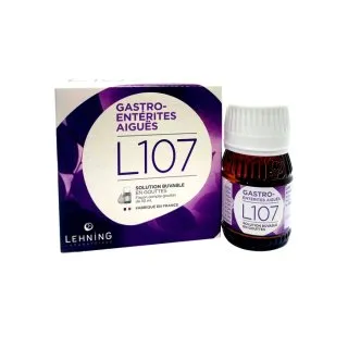 L-107 30 ml Drops by Lehning Laboratories, product package on white background