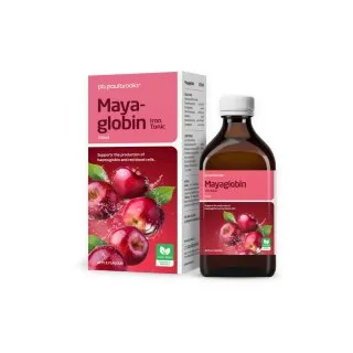 Mayaglobin Iron Tonic by Paul Brooks, product pack on a white background