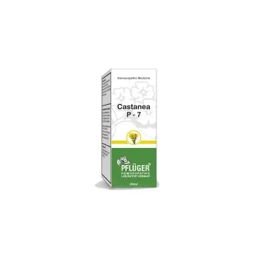 P-07 Castanea by Pflüger, product carton centered on a white background