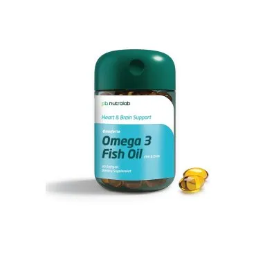 Omega 3 Fish Oil by Paul Brooks, product pack on a white background