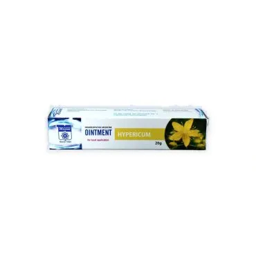 Hypericum Ointment 20 g by Dr. Masood, original packaging on a white background