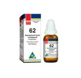 BM 62 Drops homeopathic drops on a pure white background