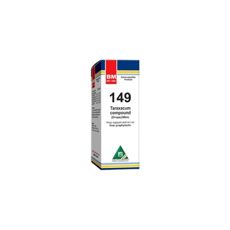 BM 149 Drops homeopathic drops on a pure white background
