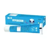 KS 12  HYPERICUM Cream (With Olive Oil) 20 g, Kamal Laboratories product pack on a white background
