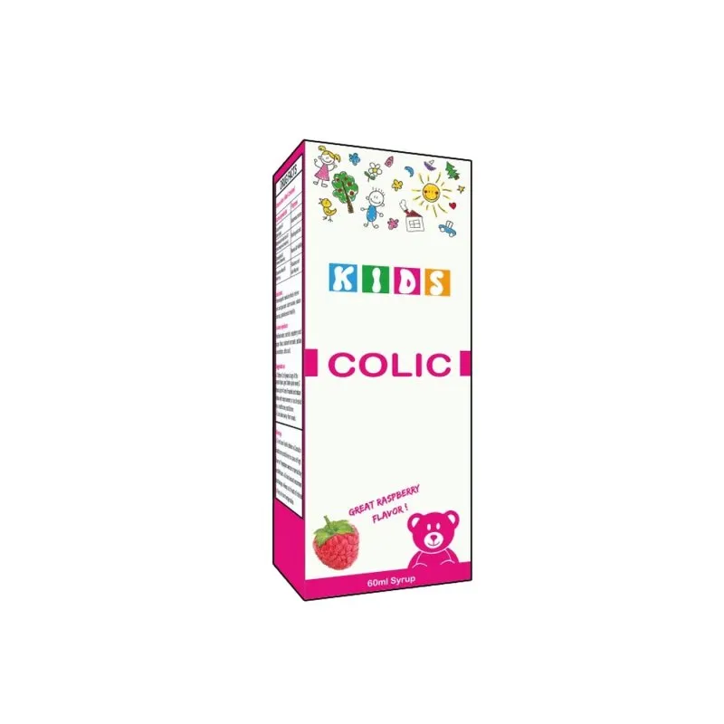 Colic by Dr Zia Pharma, product pack centered on a white background