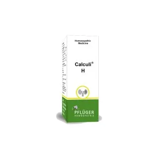 Calculi H by Pflüger, product carton centered on a white background