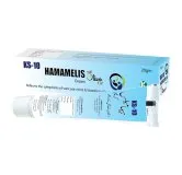 KS 10 HAMAMELIS Cream (With Olive Oil) 20 g, Kamal Laboratories product pack on a white background