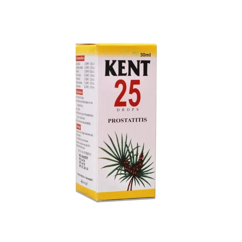 Kent 25 Drops product packaging
