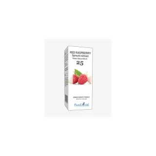 Red Raspberry Sprouts Extract product packaging on a white background
