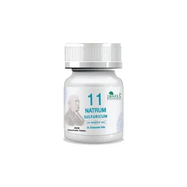 Natrium Sulfuricum by Dr Zia Pharma, product pack centered on a white background