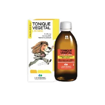 Tonique Vegetal 250ml Syrup by Lehning Laboratories, product package on white background