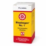 Bioplasgen No. 1 20g homeopathic combination tablets by Dr. Willmar Schwabe on a pure white studio background
