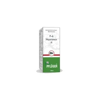 P-06 Heparanox H (Hepar) by Pflüger, product carton centered on a white background