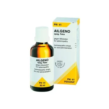 Pekana PK 41 AILGENO Drops, 30 ml homeopathic drops, original product packaging