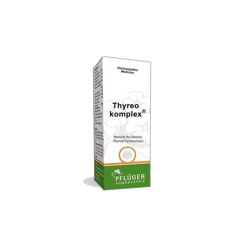 Thyreo Komplex by Pflüger, product carton centered on a white background