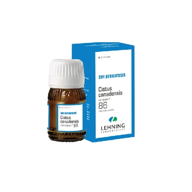 L-86 Cistus canad. Complex 30 ml Drops by Lehning Laboratories, product package on white background