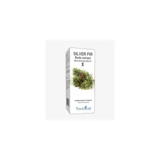 Silver Fir Buds Extract product packaging on a white background