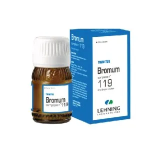 L-119 Bromum Complex 30 ml Drops by Lehning Laboratories, product package on white background