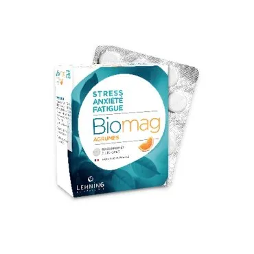 Biomag 90 tablets Tablets by Lehning Laboratories, product package on white background