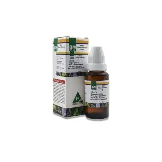 BM Bach Flower 3 Drops homeopathic drops by BM Homoeopathic Pharmaceuticals on a pure white background