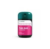 Folic Acid Tablets by Paul Brooks, product pack on a white background
