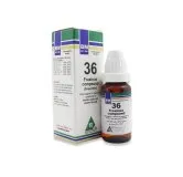 BM 36 Drops homeopathic drops on a pure white background