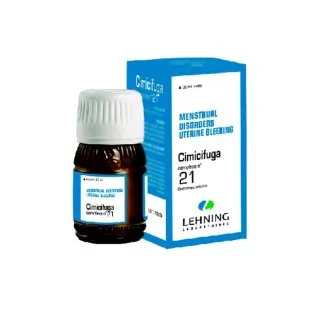 L-21 Cimicfuga Complex 30 ml Drops by Lehning Laboratories, product package on white background