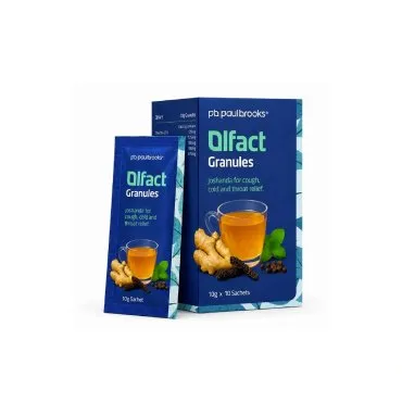 Olfact Granules by Paul Brooks, product pack on a white background